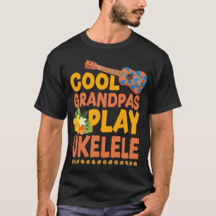Camiseta Ukulele Guay Grandpas Juegan a Ukulele