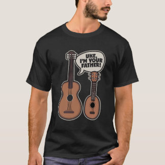 Camiseta Ukulele Guitar Diciendo Que Uke Soy Tu Padre