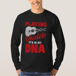 Camiseta Ukulele Hawaiano Tocando Uke Ukulele Está En Mi Ad