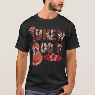 Camiseta Ukulele Hawaiano Uke 'N Do It Flower