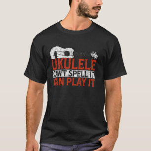 Camiseta Ukulele hawaiano Uke Ukulele no puede espiar por f