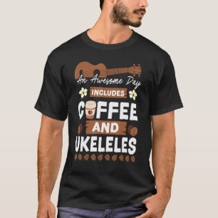 Camiseta Ukulele Hawaiano Uke Un Día Increíble Incluye Coff