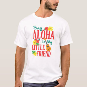 Camiseta Ukulele Hawaii Uke Le Dice Aloha A Mi Pequeño Ami