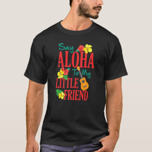 Camiseta Ukulele Hawaii Uke Le Dice Aloha A Mi Pequeño Amig