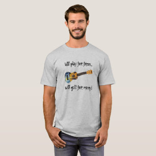 Camiseta Ukulele - juego gratis abandonado para el dinero