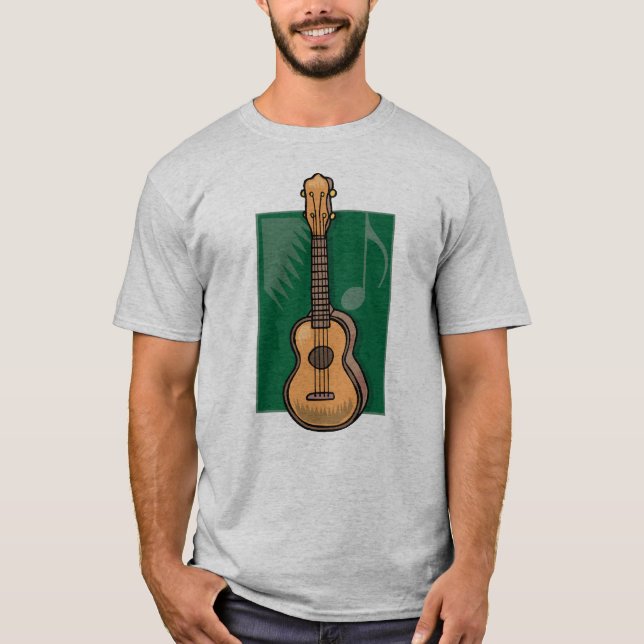 Camiseta Ukulele (modifiqúeme para requisitos (Anverso)