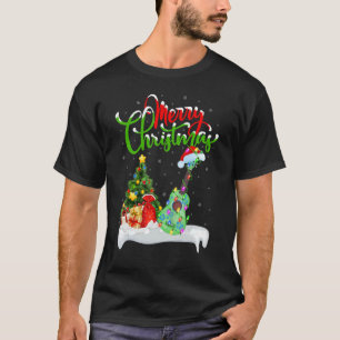 Camiseta Ukulele Music Xmas Decoraciones Santa Ukulele Chr