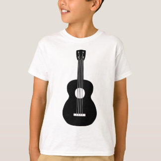 Camiseta Ukulele - Negro