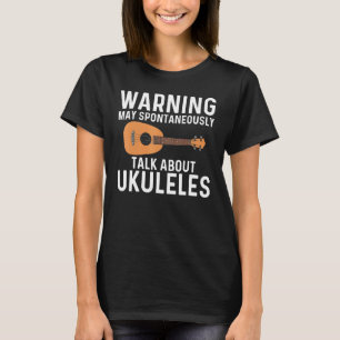 Camiseta Ukulele Para Hombres Mujeres Jugadora De Instrumen