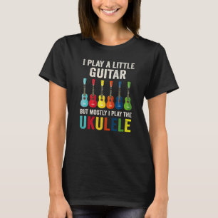 Camiseta Ukulele Pun Little Guitar