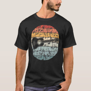 Camiseta Ukulele Retro Uke Player Ukulele Guitar Music