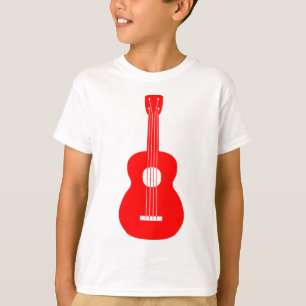 Camiseta Ukulele - rojo