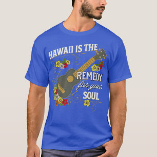 Camiseta Ukulele Soul Ukulele Jugador Hawaii Ukulele Song M