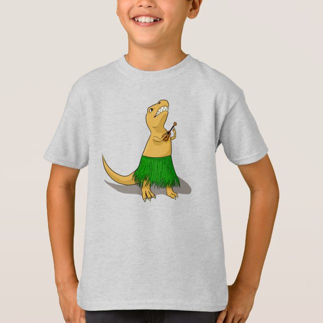 Camiseta Ukulele T-Rex (Anverso)