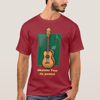 Camiseta Ukulele: ¡Tema su poder!