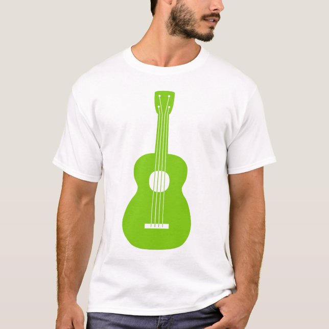 Camiseta Ukulele - Verde Marciano (Anverso)
