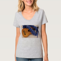 Ukulele y leus azules