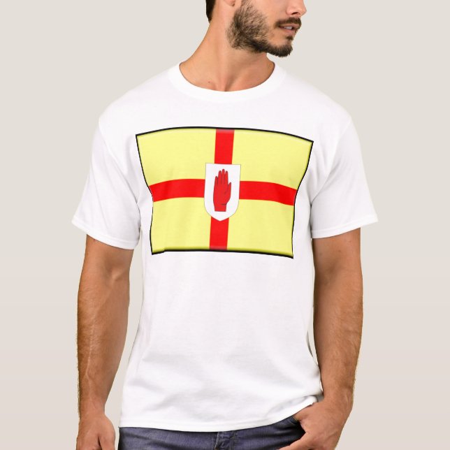 Camiseta Ulster señala por medio de una bandera (Anverso)