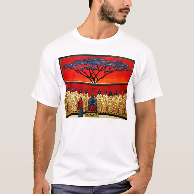Camiseta Última cena de Rastafarian (Anverso)