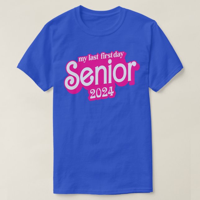 Camiseta Última clase de primer día de 2024 Alumnos diverti (Diseño del anverso)
