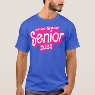 Camiseta Última clase de primer día de 2024 Alumnos diverti