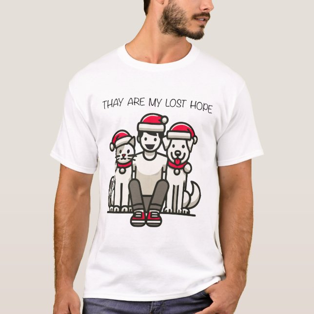 Camiseta Última esperanza para la familia de mascotas minim (Anverso)