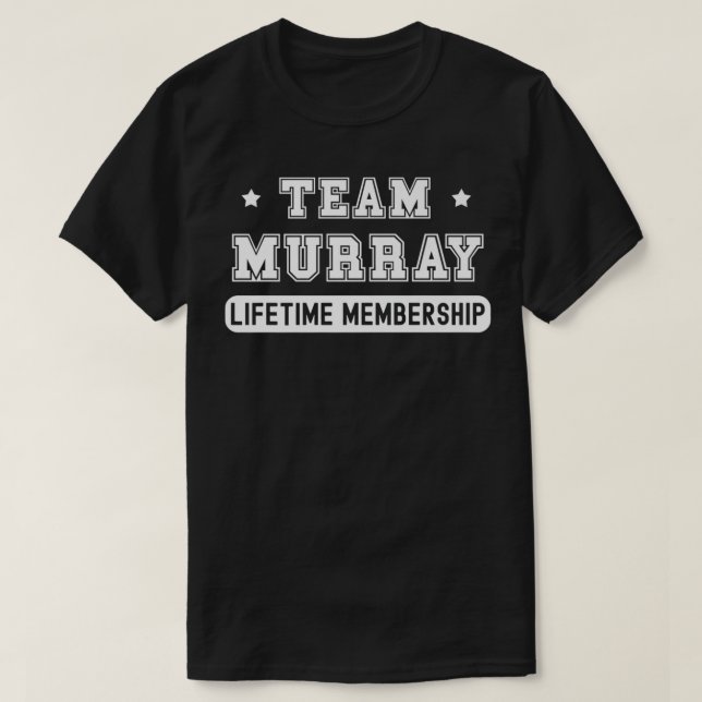 Camiseta Última familia divertida de pertenecer a Team Murr (Diseño del anverso)
