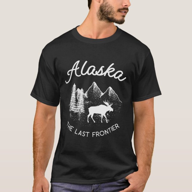 Camiseta Última frontera Alaska Moose (Anverso)