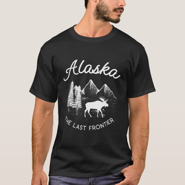 Camiseta Última frontera Alaska Moose (Anverso)