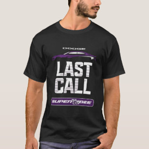 Camiseta Última llamada de Dodge Charger Super Bee