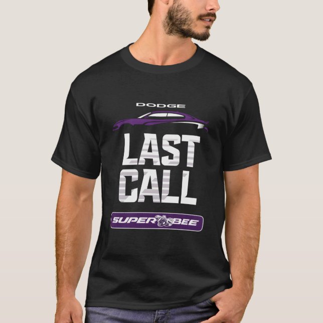 Camiseta Última llamada de Dodge Charger Super Bee (Anverso)