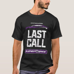 Camiseta Última llamada de Dodge Charger Super Bee