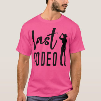 Camiseta Última Novia del Rodeo Dama de Honor Bridal Música