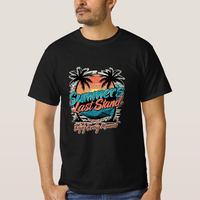 Camiseta Última parada de verano - Disfruta cada momento de (Anverso)