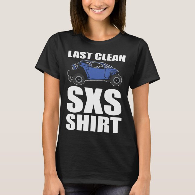 Camiseta Última pista de limpieza de SXS en marcha ATV (Anverso)