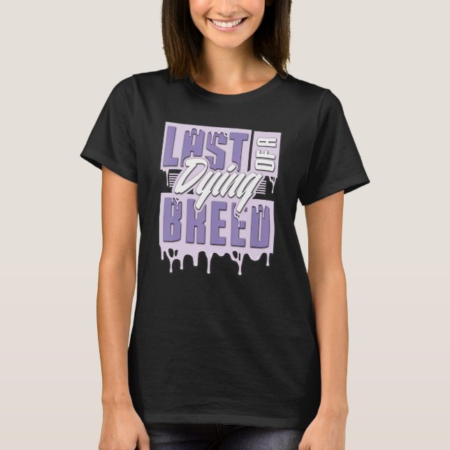 Camiseta Última raza Violeta Pura 11s Coincidencia (Anverso)