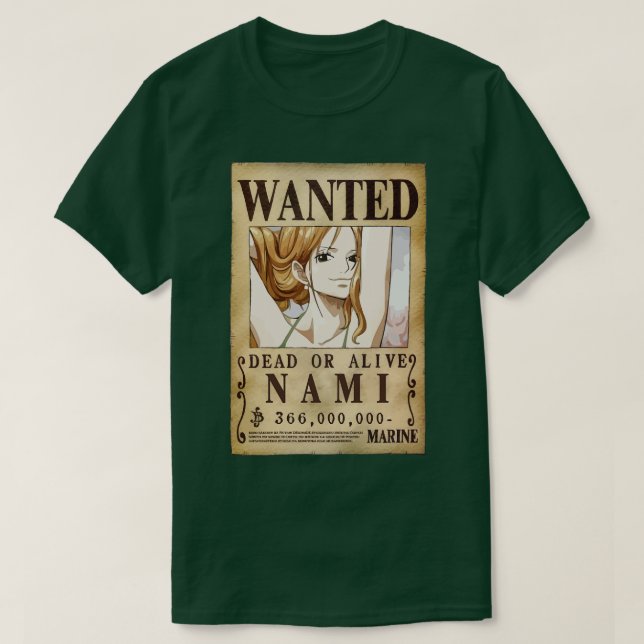 Camiseta Última recompensa de Nami (Diseño del anverso)