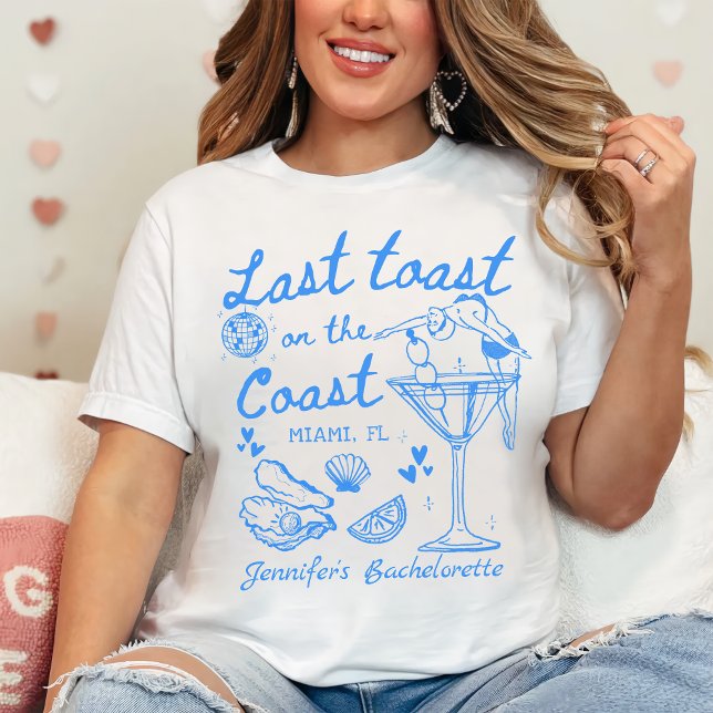 Camiseta Última Tostada En La Bachillerato Azul De Coast Be (Subido por el creador)