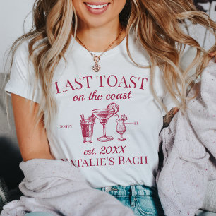 Camiseta Última Tostada En La Fiesta De Bachelorette De Coa