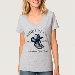 Camiseta Última Vaquera de Rodeo Chinoiserie Fiesta de Desp