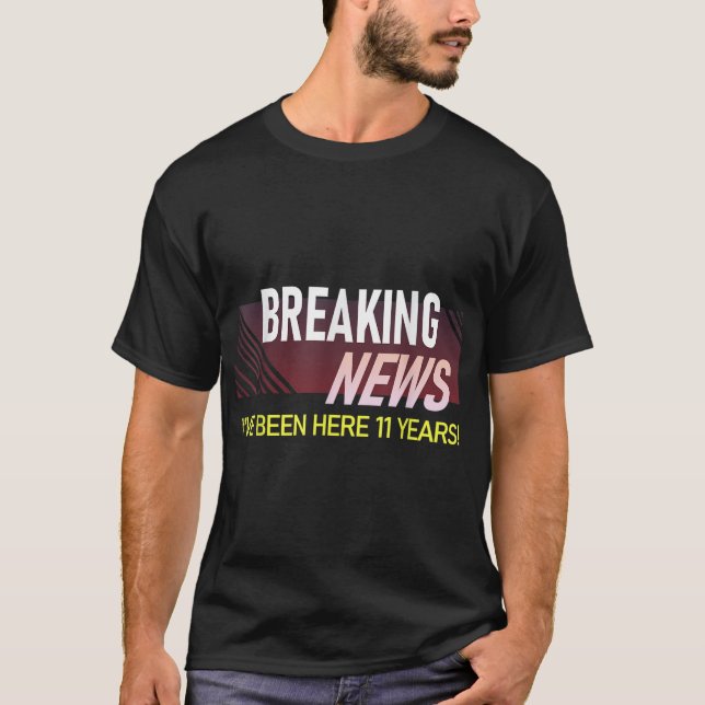 Camiseta Últimas noticias 11 años de trabajo Ap (Anverso)