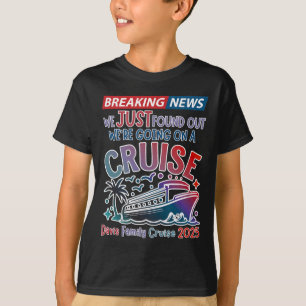 Camiseta Últimas noticias Nos vamos de crucero Sorpresa Cru
