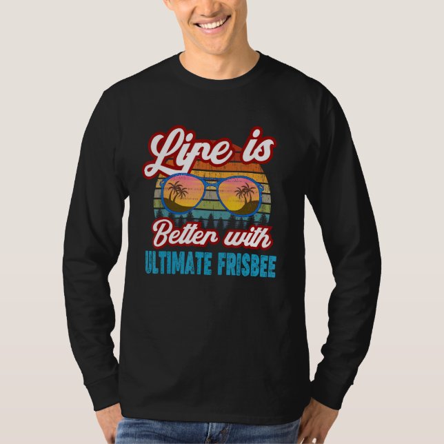 Camiseta Ultimate Frisbee Player  With Ultimate Frisbee (Anverso)
