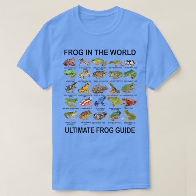 Camiseta Ultimate Frog Guide Funny Frog Lover Frog Owner Fr (Diseño del anverso)