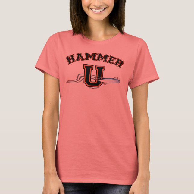 Camiseta Ultimate HAMMER U ORANGE BLACK (Anverso)