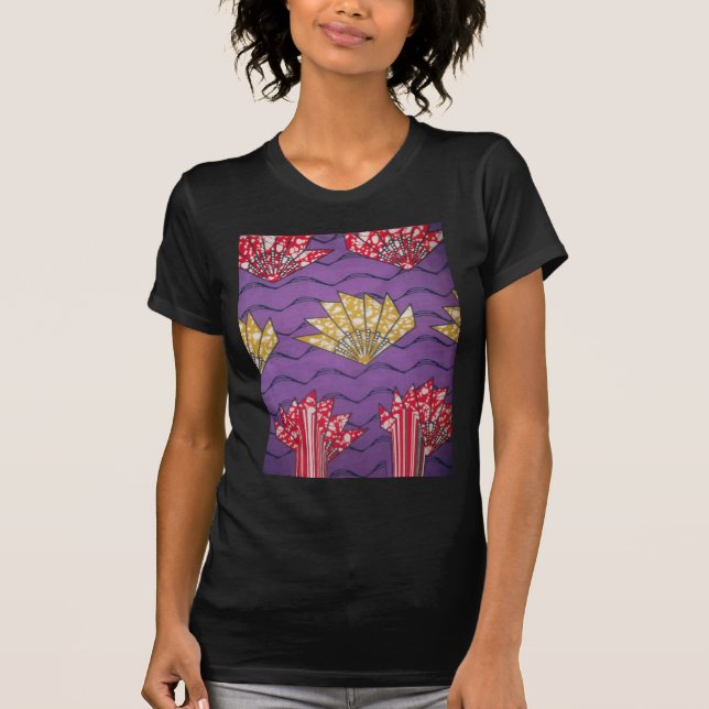 Camiseta Último arte de patrón de moda tradicional de Áfric (Anverso)