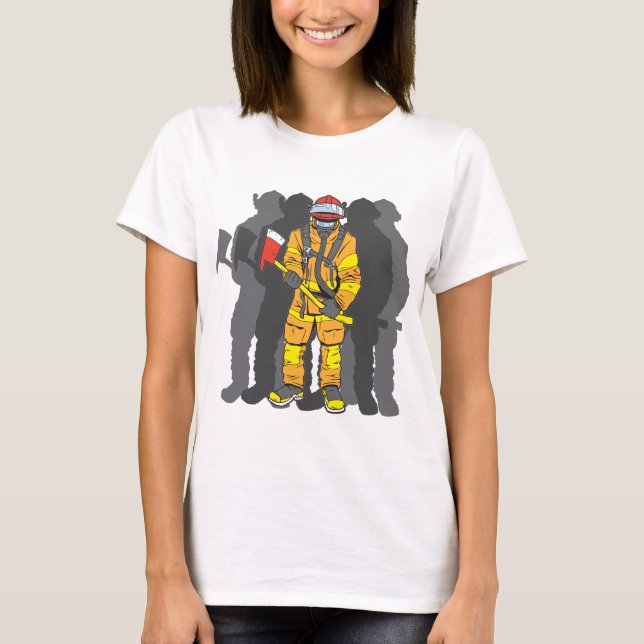 Camiseta Último bombero (Anverso)