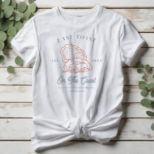 Camiseta Último brindis en la costa Despedida de soltera 