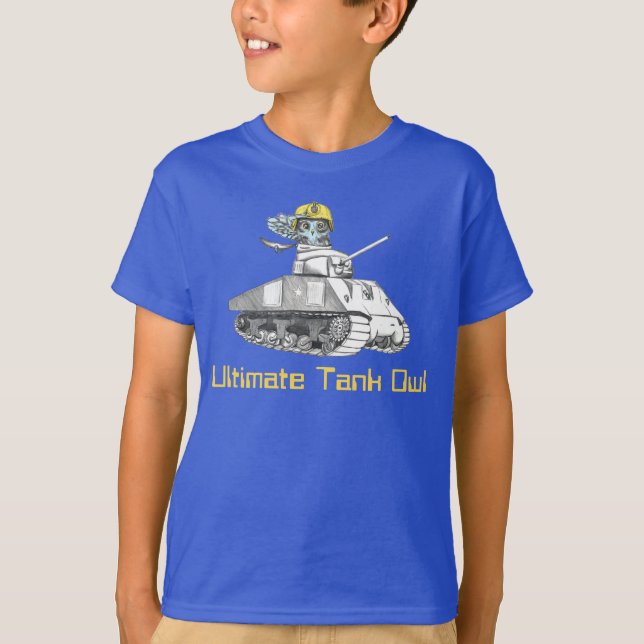 Camiseta Último búho del tanque (Anverso)