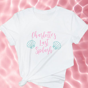 Camiseta Último chapuzón Playa Tropical Caracola Despedida 